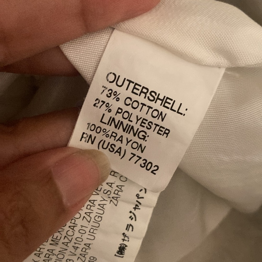 Zara Basic Zipper And Button Down Light Cape - image 4